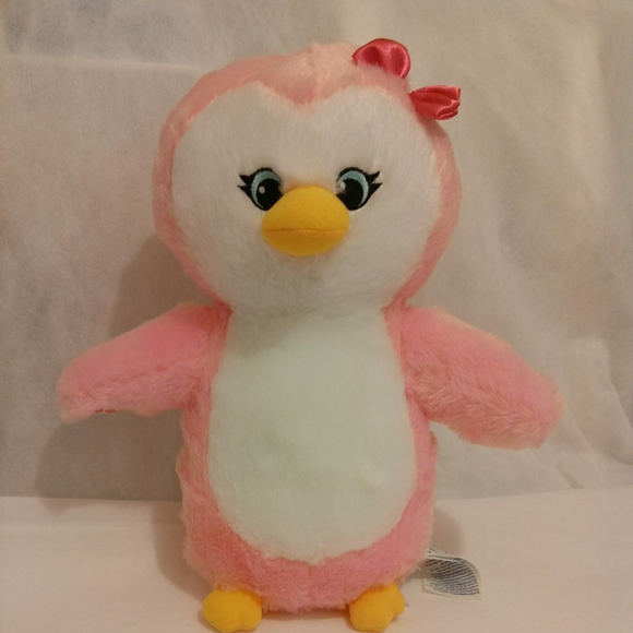 Build A Bear Other - Build A Bear Penguin 14" Pink White Girl Toy doll Plush Stuffed Animal